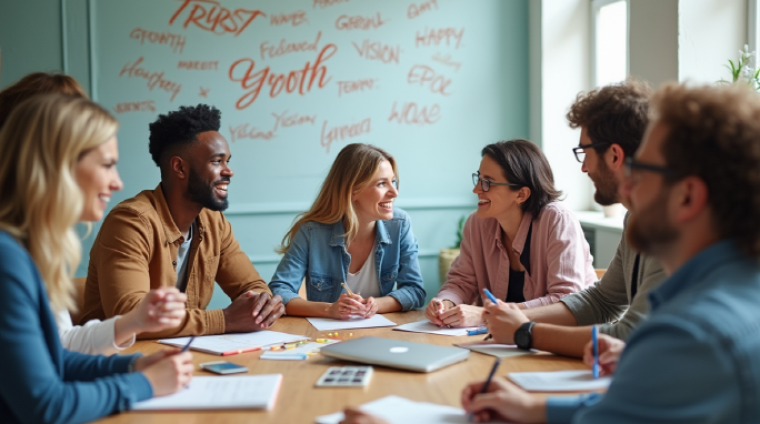 a_warm_bright_indoor_setting_where_a_diverse_group_of_people_is_gathered_around_a_round_table_activ_1g3lku3cpf6rd9gmoo84_1